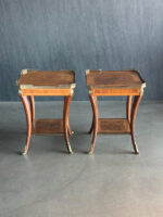 Pirinç Kenarlı Sehpalar - Çift