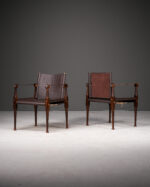 Kahverengi Deri Roorkhee Chair - Görsel 2