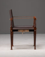 Kahverengi Deri Roorkhee Chair - Görsel 4