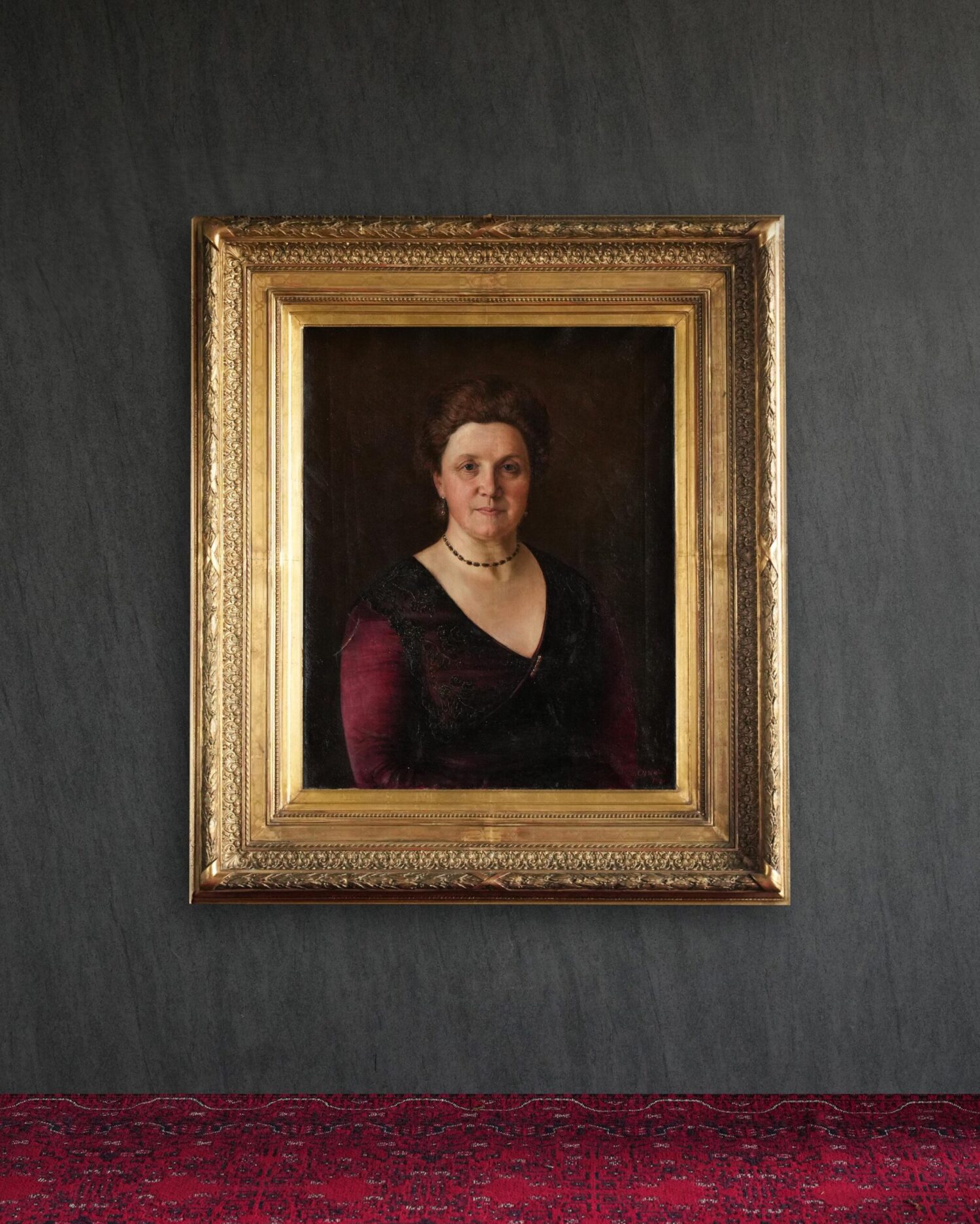 Sir Oswald Birley Yağlı Boya Portre - Görsel 1