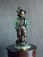 Haubner "Alpine Boy" Bronz Heykel