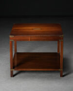 Pirinç Kenarlı Ahşap Sehpa