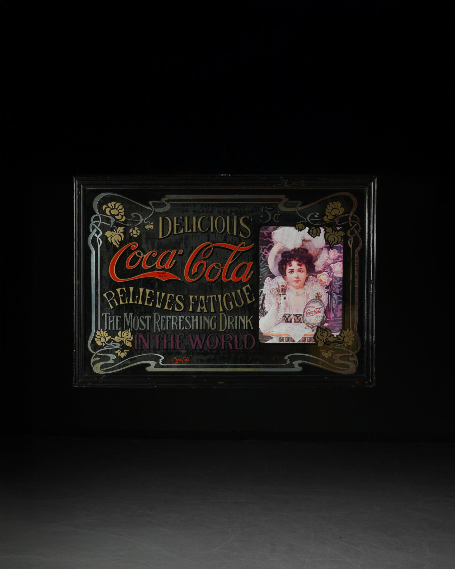 Coca-Cola Cam Altı Boyama Ayna - Görsel 1