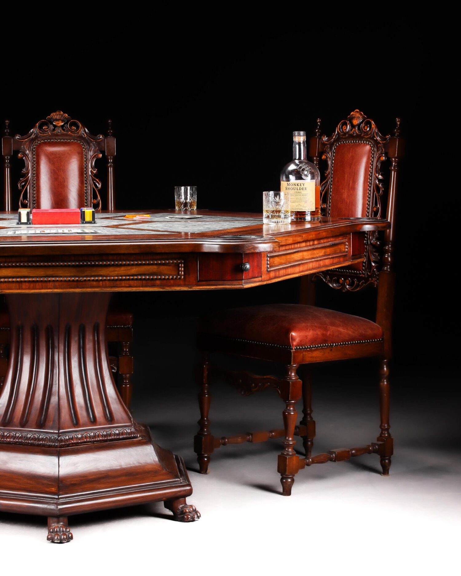 Deri Renaissance Sandalye - Görsel 3