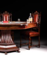 Deri Renaissance Sandalye - Görsel 3