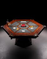 Çuhalı Altıgen Oyun Masası - Kod 1598