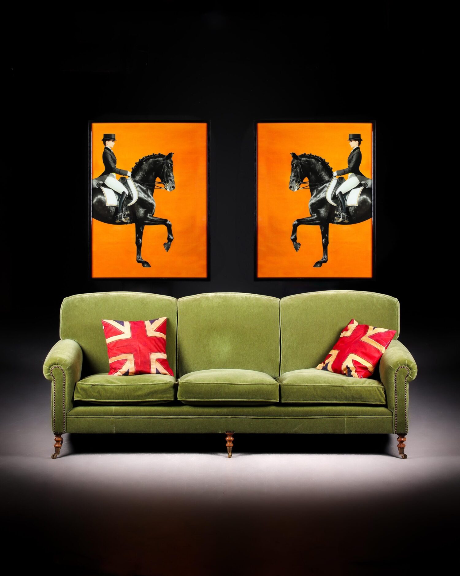 Yeşil Kanepe - Leather Chairs of Richmond - Görsel 1