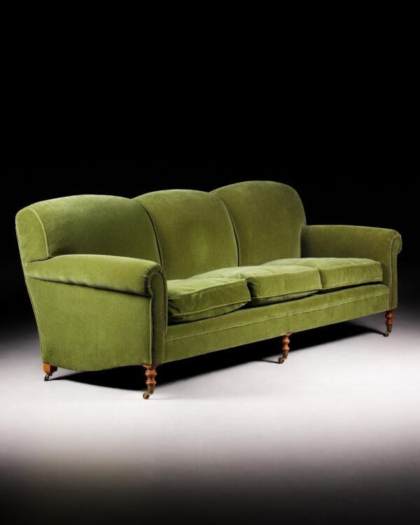 Yeşil Kanepe - Leather Chairs of Richmond - Kod 3536