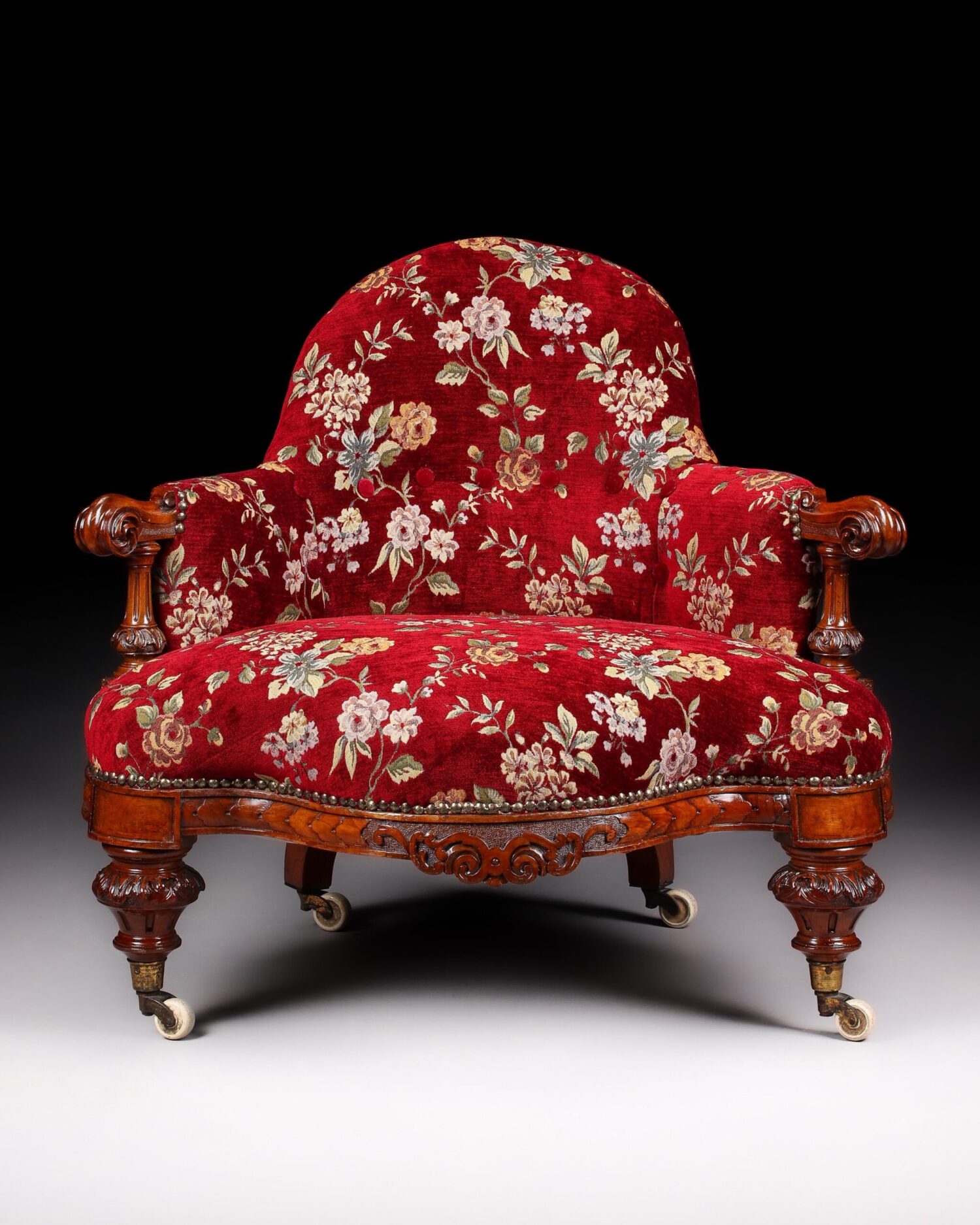 Victorian Parlor Chairs - Çift - Görsel 3