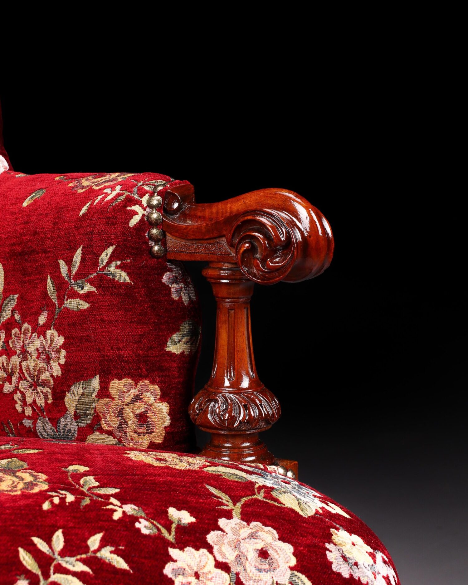 Victorian Parlor Chairs - Çift - Görsel 10