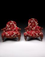 Victorian Parlor Chairs - Çift - Görsel 4