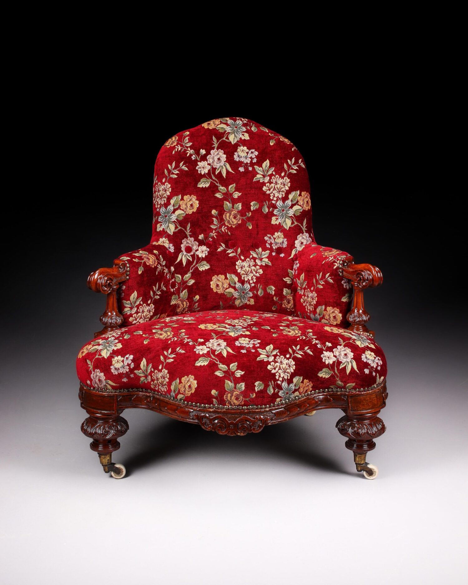 Victorian Parlor Chairs - Çift - Görsel 2