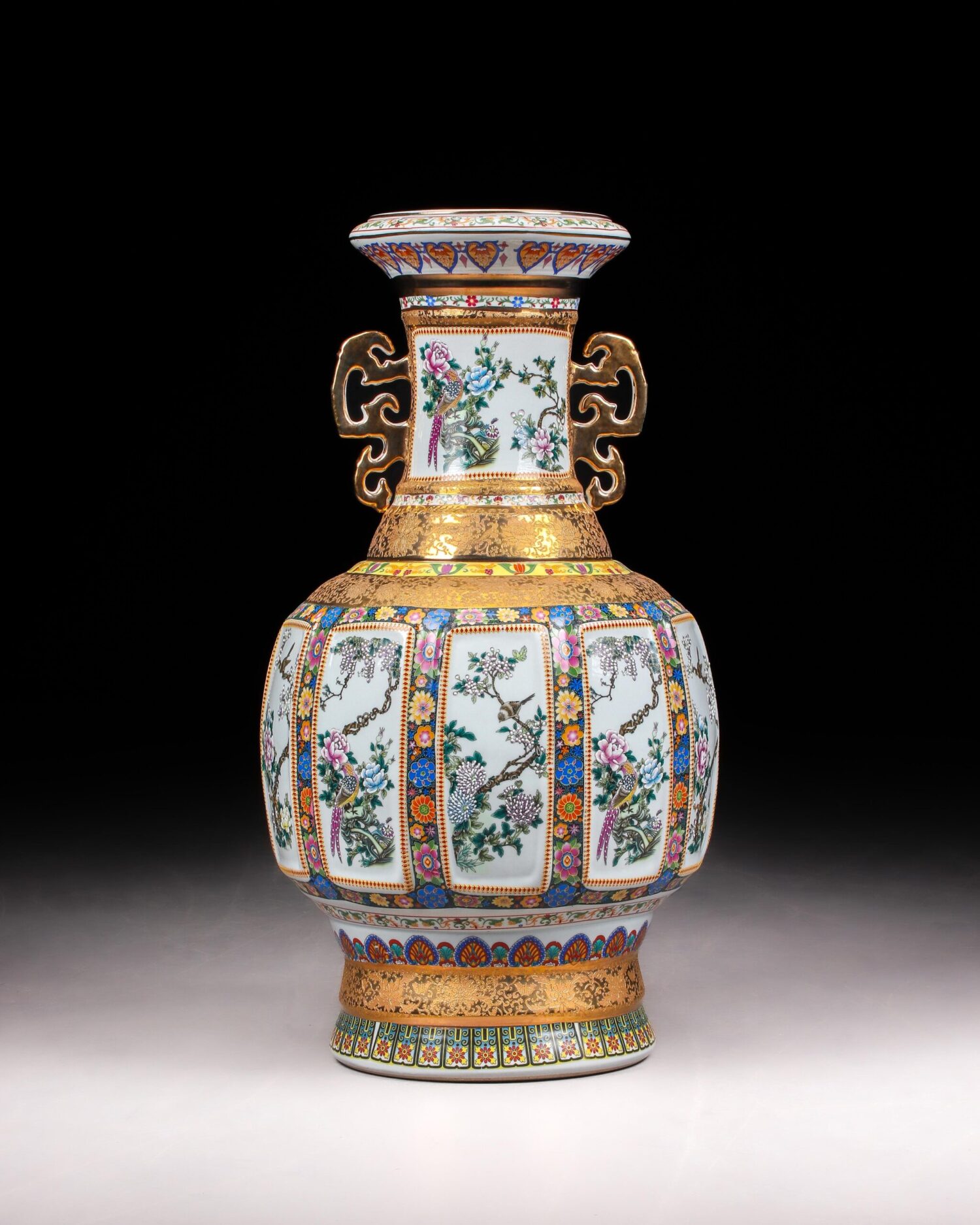 Büyük Çin Vazoları - Çift - Görsel 2