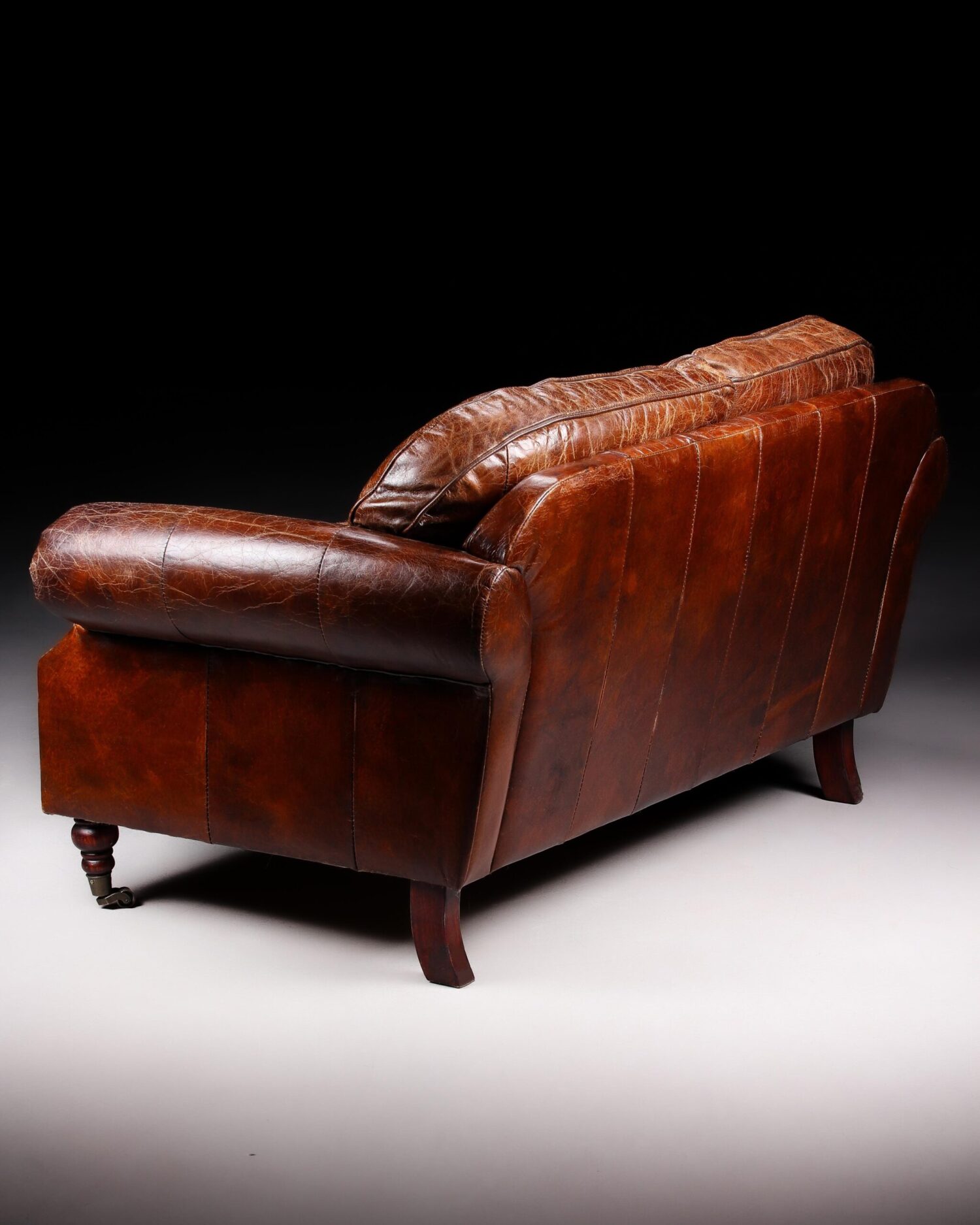 Vintage Deri Kanepe - Görsel 7