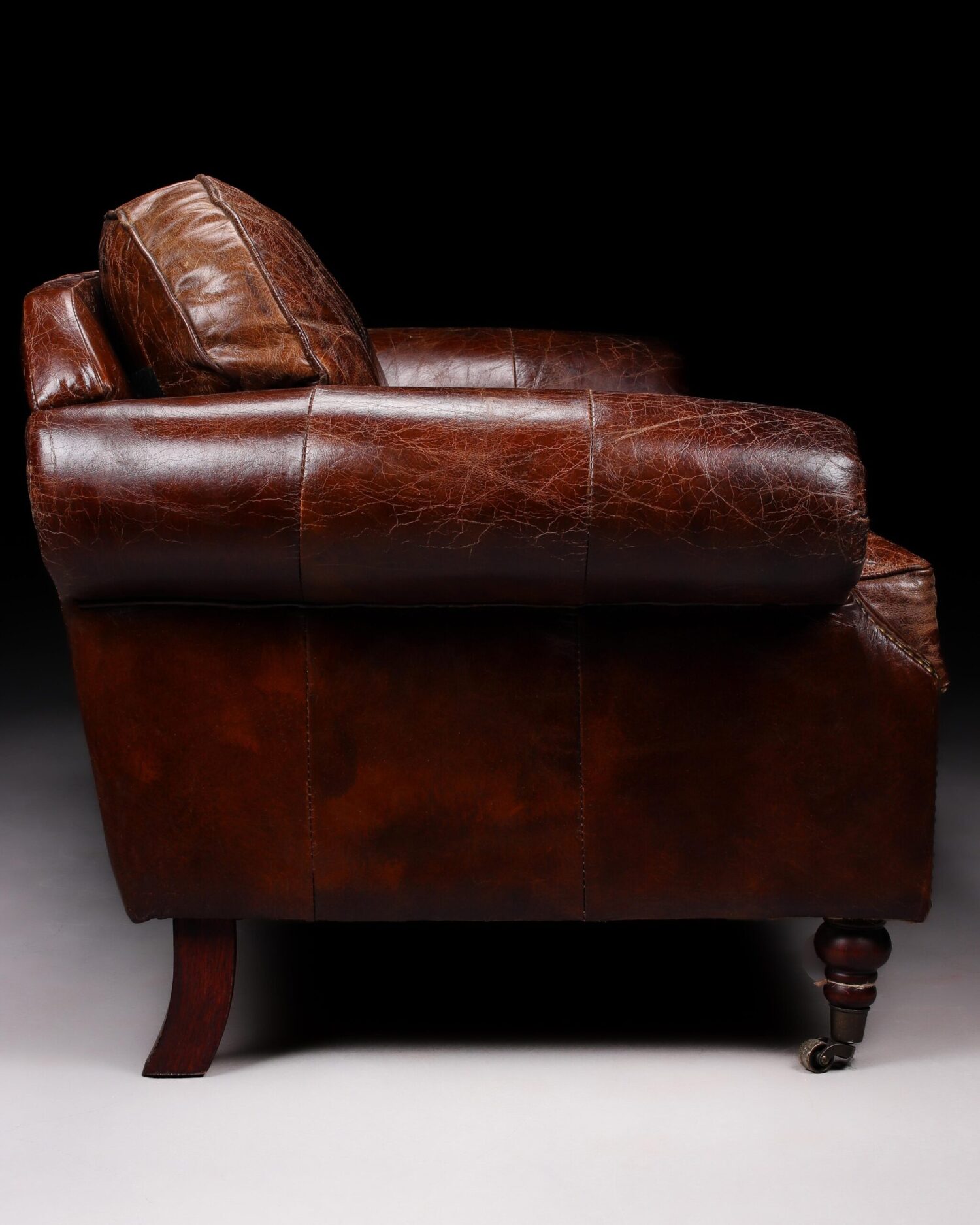 Vintage Deri Kanepe - Görsel 8