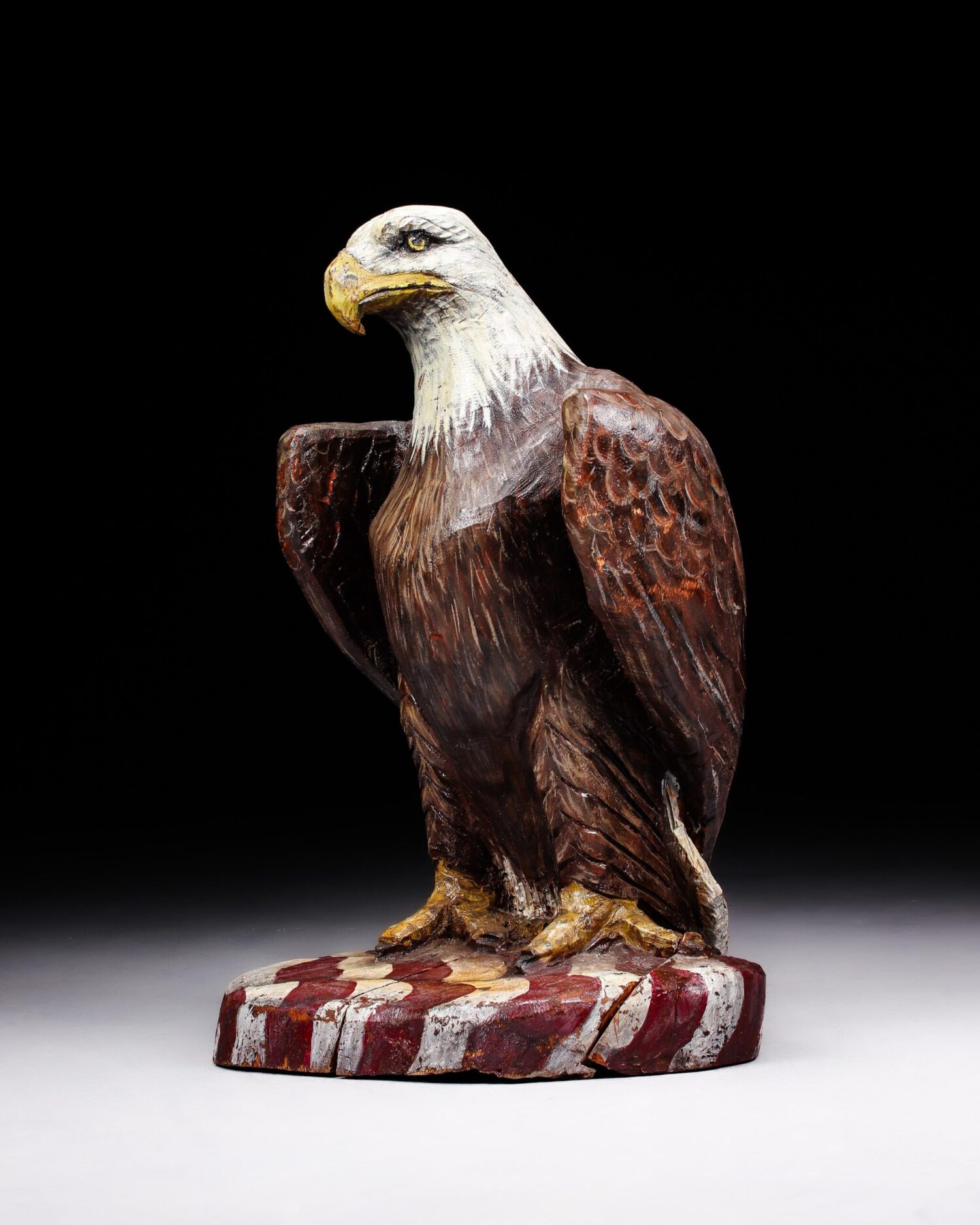 Ahşap Kartal Heykeli - Görsel 1