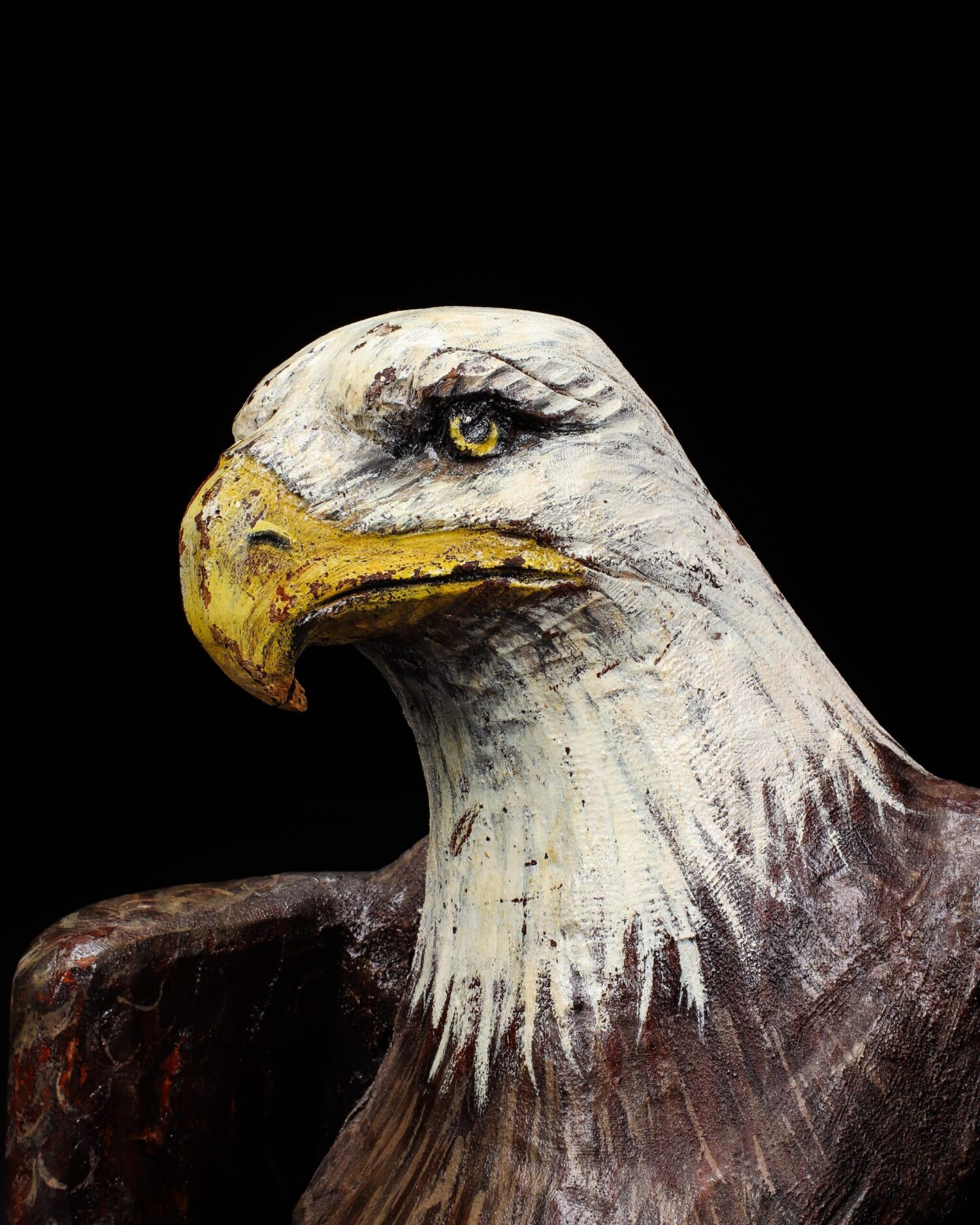 Ahşap Kartal Heykeli - Görsel 2