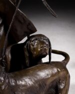 "Piqueur au Relais" - Bronz Heykel - Görsel 7