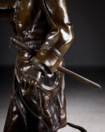 "Piqueur au Relais" - Bronz Heykel - Görsel 5