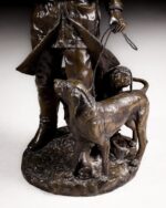 "Piqueur au Relais" - Bronz Heykel - Görsel 8