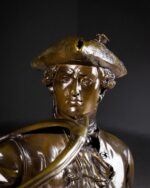 "Piqueur au Relais" - Bronz Heykel - Görsel 2