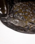 "Piqueur au Relais" - Bronz Heykel - Görsel 4