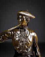 "Piqueur au Relais" - Bronz Heykel - Görsel 3