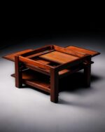 Bambu Raflı Orta Sehpa - Görsel 3