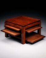 Bambu Raflı Orta Sehpa