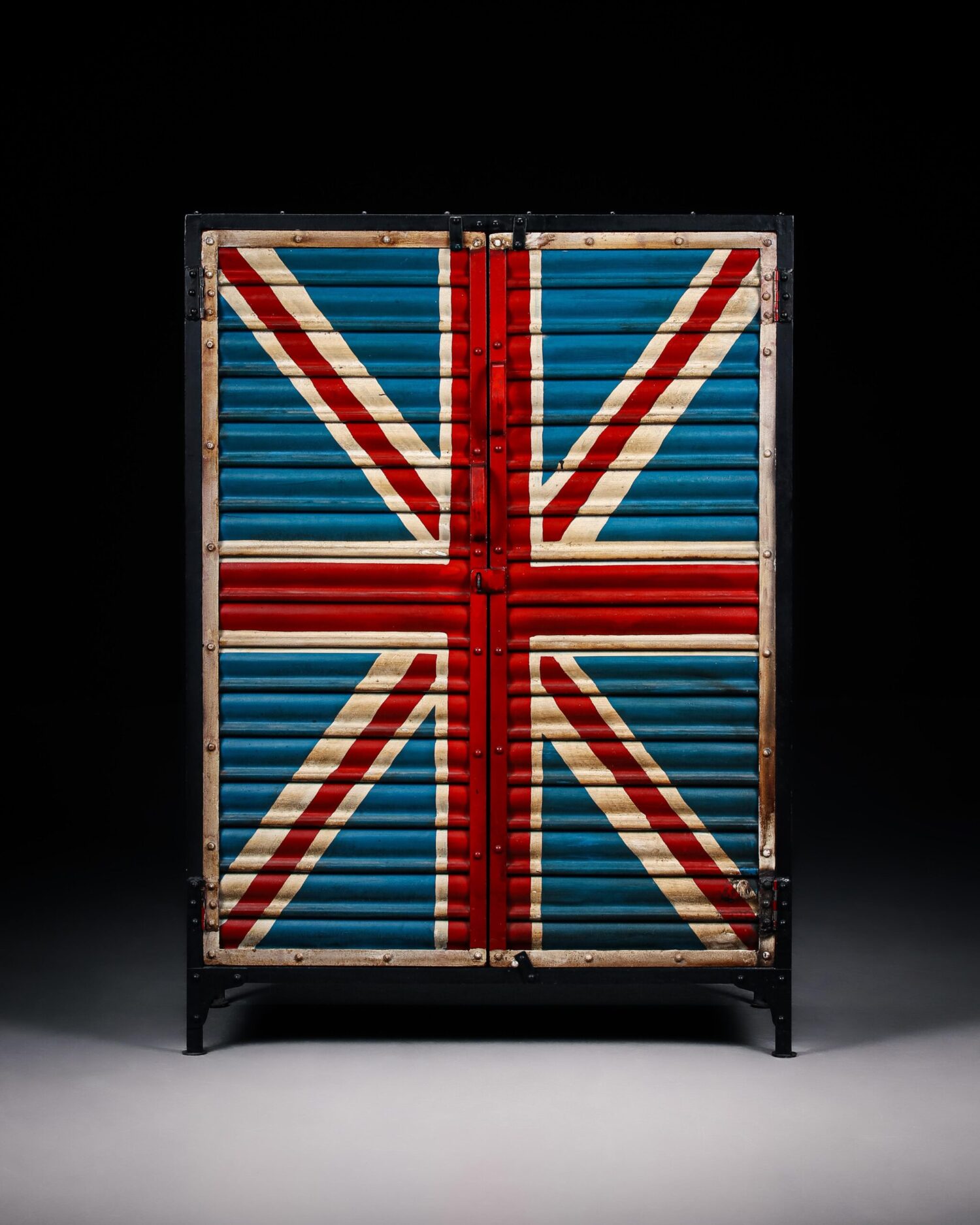 Union Jack Metal Dolap - Görsel 1