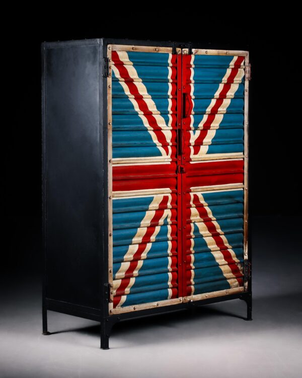 Union Jack Metal Dolap - Kod 3710
