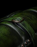 Yeşil Chesterfield Berjer ve Puf - Görsel 4