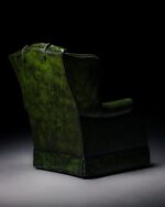 Yeşil Chesterfield Berjer ve Puf - Görsel 8