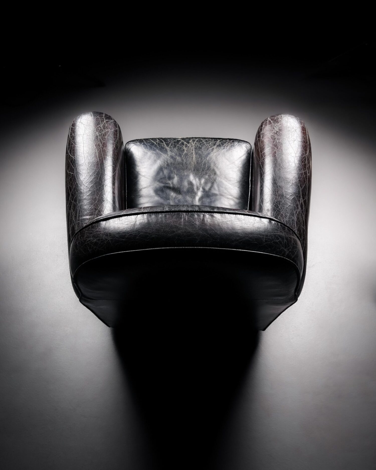 Siyah Club Chair - Görsel 8