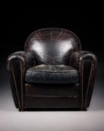 Siyah Club Chair - Kod 3730