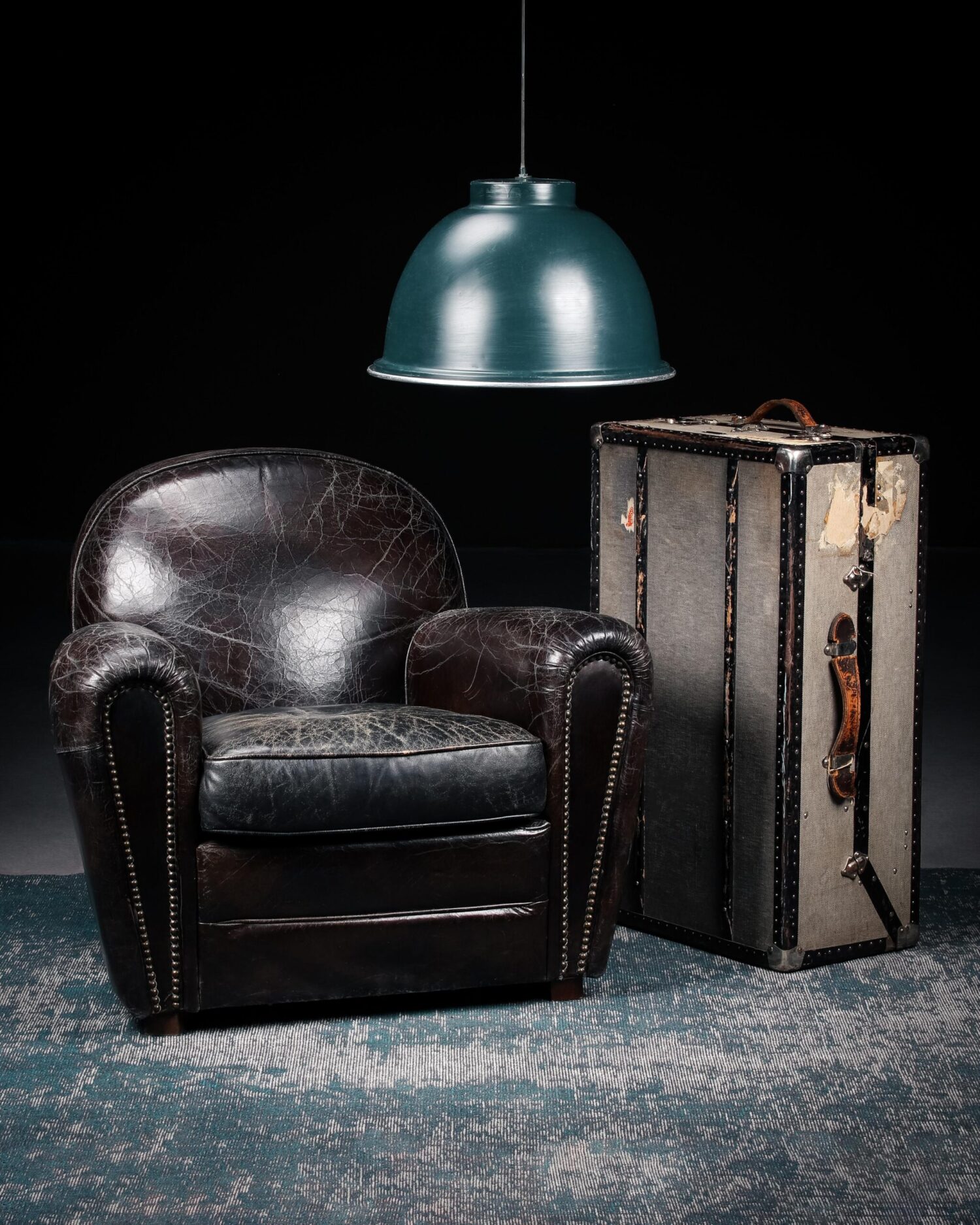 Siyah Club Chair - Görsel 1