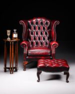 Queen Anne Berjer ve Tabure