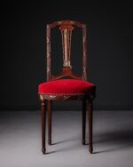 Bronz Kakmalı Ahşap Sandalye - Görsel 2