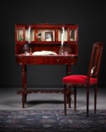 Bronz Kakmalı Ahşap Sandalye - Görsel 3