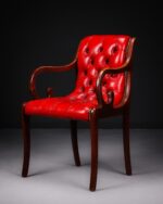 Kırmızı Deri Koltuklar - Çift - Kod 3721