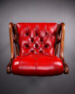 Kırmızı Deri Koltuklar - Çift - Kod 3721