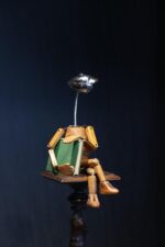 Ahşap Kukla Masa Lambası - Görsel 2