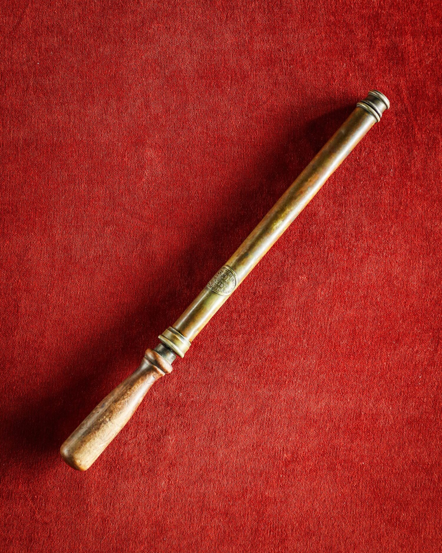 Fransız, Pirinç, Gül Püskürtme, Antika Bahçe Pompası - Görsel 1