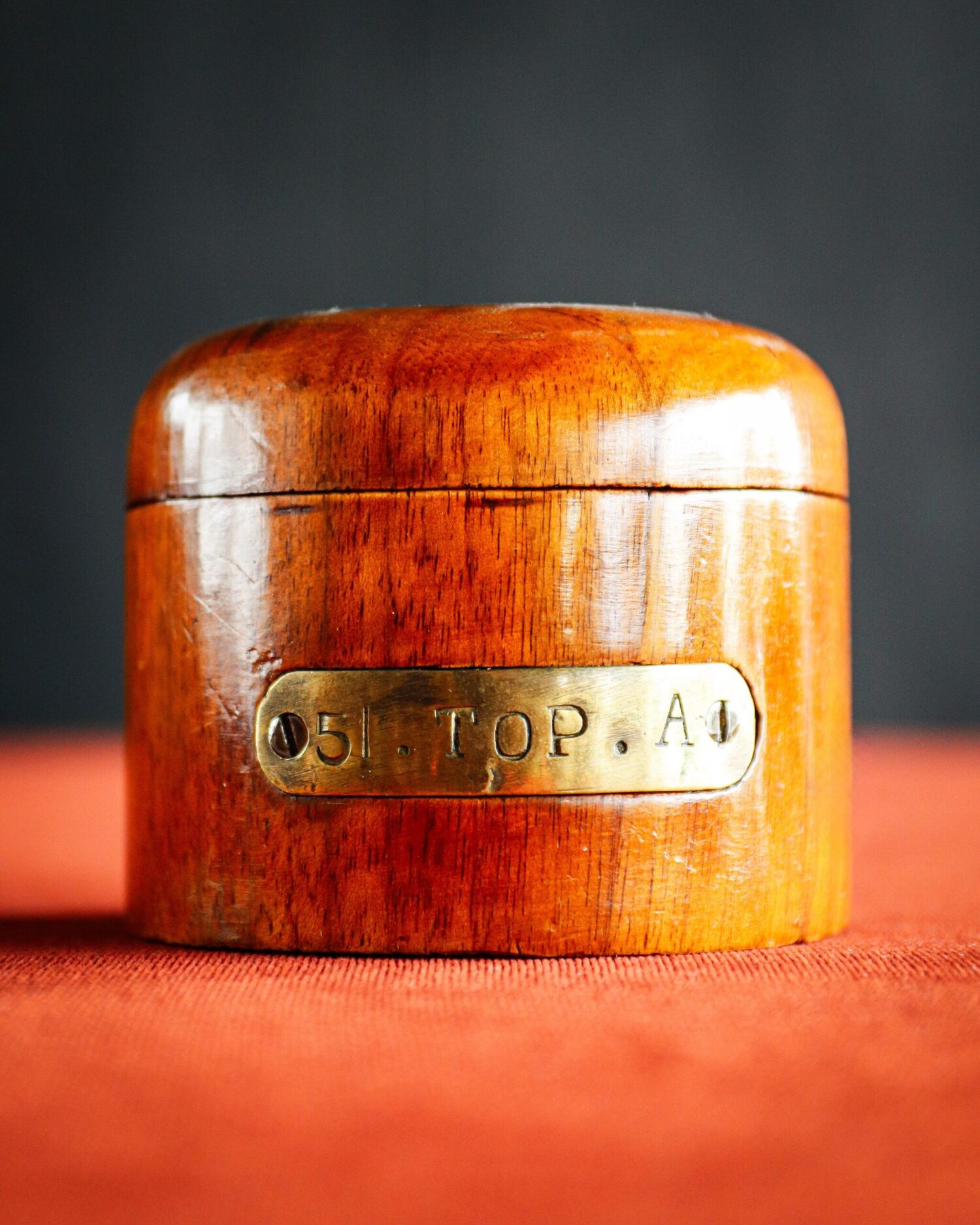 I. Dünya Savaşı Albayına Ait Ahşap Hokka - Görsel 1