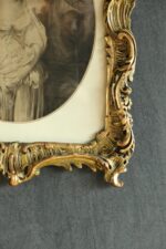 Bronz Çerçeveli Antika Tablolar - Çift - Kod 2175