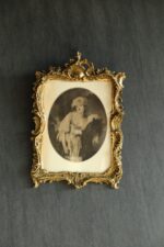 Bronz Çerçeveli Antika Tablolar - Çift - Kod 2175