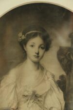 Bronz Çerçeveli Antika Tablolar - Çift - Kod 2175