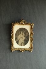 Bronz Çerçeveli Antika Tablolar - Çift - Kod 2175