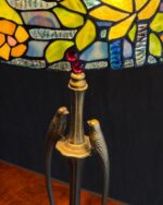 Kuş Motifli Tiffany Lamba - Görsel 3
