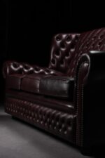Chesterfield Wing Sofa - Görsel 4
